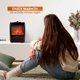 thumbnail image 4 of Calentador con minichimenea Comfort Zone CZFP1BK de 1200 W, 4 of 6