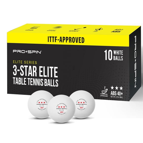 Pelotas de Ping Pong PRO-SPIN 3 Estrellas Aprobadas por la ITTF (10)