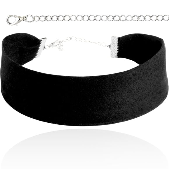 Gargantillas STACKABLE CREATIONS de terciopelo negro para mujer