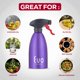 thumbnail image 2 of Pulverizador de aceite Evo, acero inoxidable 18/8, 500 ml, color morado, 2 of 9