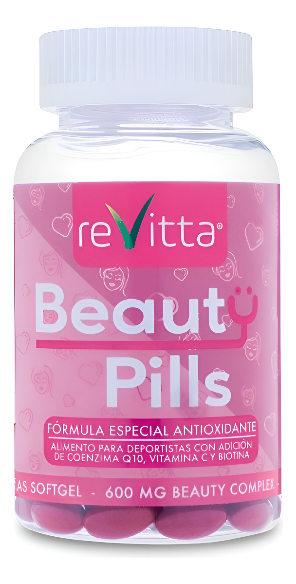 Revitta Wellness - Antioxidante Beauty Pills Q10 Biotina 120 Cápsulas Revitta