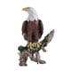 thumbnail image 1 of Figura De águila Calva En Rama De árbol, Escultura, Estatua Americana Para Sala De Estar, 1 of 3