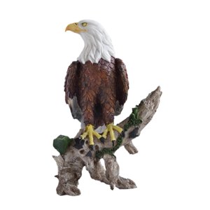 Bothyi - Figura De Águila Calva En Rama De Árbol, Escultura, Estatua Americana Para Sala De Estar