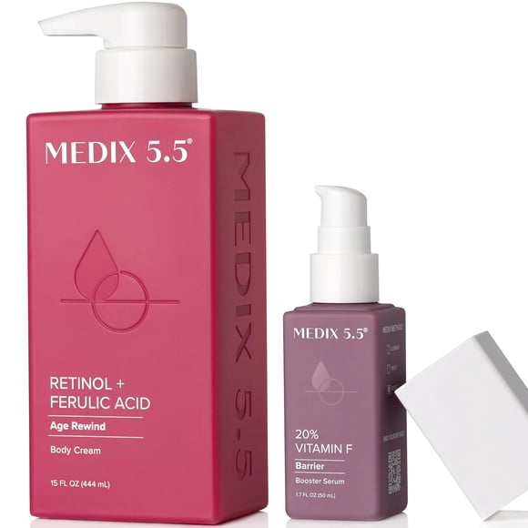 Loción corporal Skin Care Set Medix 5.5 Retinol + 20% de vitamina F
