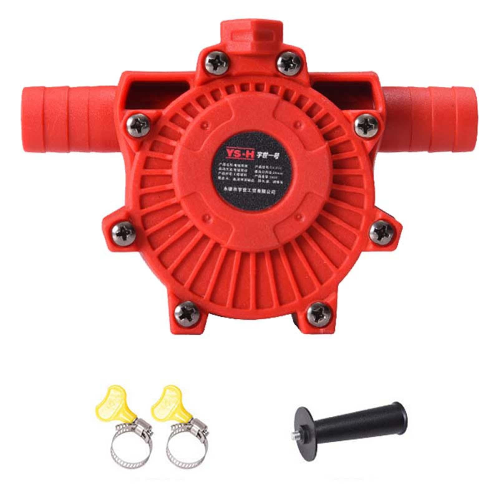 Bothyi - Mini Bomba De Taladro Eléctrico Manual De Velocidad Rápida Para Agua, Aceite, Líquido Estilo Exterior A