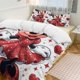 thumbnail image 1 of Minnie MouseCartoon Collection 3-Piece Comforter Set, Personalized Bedding Decor for Kids And Teens Bed Sheets, 1 of 5