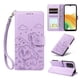 thumbnail image 1 of Funda Cartera para Samsung Galaxy A33 5G Perro Cachorro Grabado con Tarjetas Soporte Correa Morado, 1 of 6