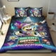 thumbnail image 1 of Grandes Verdes de la Ciudad Conjunto de sábanas temático, trío de piezas, cómodo y amigable con la piel, diseño único, regalo de decoración para el hogar para familiares, amigos y fans, 90 cm * 190 cm, 1 of 6
