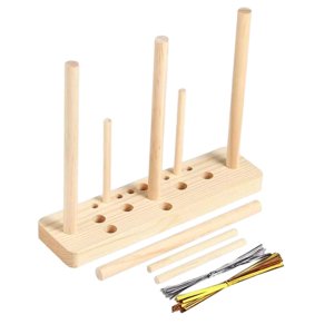 Bothyi - Herramienta De Fabricación De Lazos De Cinta 5 En 1 De Madera Diy Craft Hair Bowknot Christmas