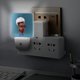 thumbnail image 5 of Hormiga Atómica Luz nocturna LED con sensor de anochecer a amanecer para dormitorio, baño, pasillo, escaleras - Lámpara LED nocturna de enchufe, 0.5W - 1 pieza, 5 of 6