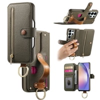 Funda Foxdock Para Samsung Galaxy S26 Ultra Protección Rfid, Soporte Ajustable, Función Cartera, Diseño Antigolpes-Verde