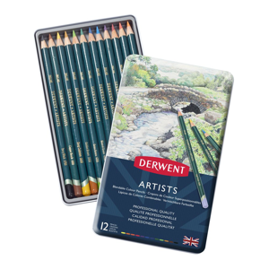 Lápices De Colores Artists Derwent Set 12