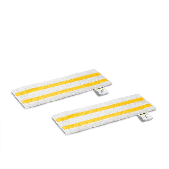 Set Paños Microfibra Limpiadoras A Vapor Karcher blanco