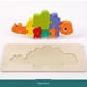 thumbnail image 1 of Children's 3d Wooden Three-dimensional Puzzle Building Blocks Baby Puzzle Early Education Intelligence Wooden Dinosaur Toys For Baby Birthday Gift Children's Day Gift, 1 of 3