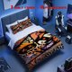 thumbnail image 1 of 3pcs Explosion Art Themed Bedding Set | 1 Duvet Cover + 2 Pillowcases Polyester, 1 of 5