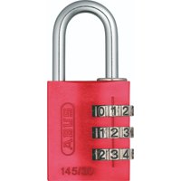 Abus - Candado De Aluminio Con Clave 145/30 Rojo