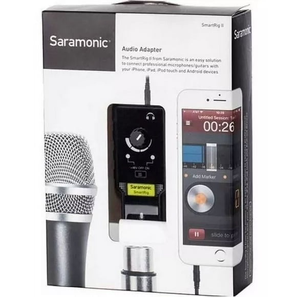 Preamplificador De Micrófono y Interfaz Smart rig 2 Saramonic