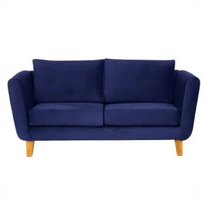 Barra Design - Sofá Thomas 170 Felpa Azul
