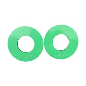 Ioensy - 2Pcs Gym Micro Placas Cambio Adicional Placa De Peso Para Principiantes De Carga De Micro 0.5 Kg De Verde