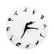 thumbnail image 3 of Relojes de pared de baile de yoga Reloj creativo Decoración para el hogar Tiempo record Yoga, 3 of 5