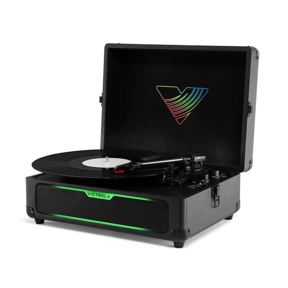 Tocadiscos Victrola Journey Glow con Luces RGB y Bluetooth