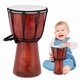thumbnail image 1 of Tambor de juguete ArtCreativity Mini de madera de 20 cm para niños, color marrón rústico, 1 of 6