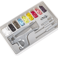 Genérica - Remachadora Snaps Para Broches Plásticos Mas 100 Broches