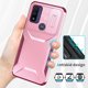thumbnail image 5 of Funda Resistente para Motorola Moto G Pure 2021 con Tapa Deslizante y Protección Militar Rosa, 5 of 6