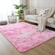 thumbnail image 3 of Alfombra DWeike extra grande y esponjosa de 150 x 240 cm para el hogar, color rosa, 3 of 8