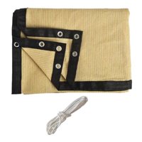 Magideal - Cubierta De Tela De La Red De Sombra Con Arandela Balcón De Balcón De 1 M De 1 M De Distancia De Jardín Yardas De Jardín Engrosamiento De Sombra De So 1Mx4M