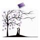 thumbnail image 1 of Lienzo Con Dise?o De árbol De Huellas Dactilares, Manualidades Versátiles, Cumplea?os, Bodas, Materiales De Arte, Bricolaje, Morado, 1 of 5