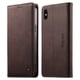 thumbnail image 1 of Funda Billetera de Cuero para [iPhone Xs Max], Bloqueo RFID, Tarjetas y Soporte Café, 1 of 5