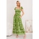 thumbnail image 1 of Maxi Vestido Verano Largo Mujer Estampado Geometrico Casual 3362, 1 of 3