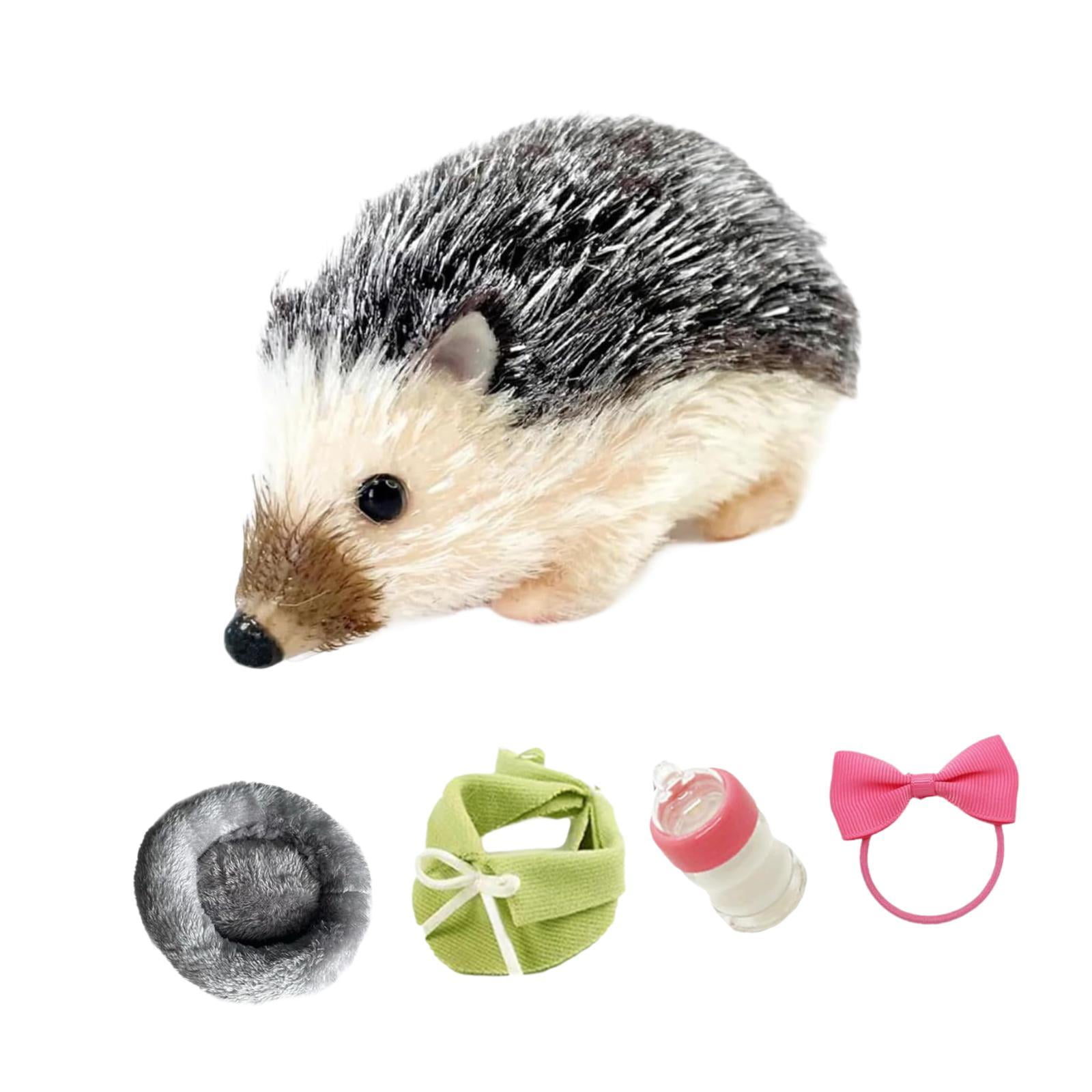 Magideal - Muñeca De Erizo Renacida De 5 Pulgadas, Juguete De Erizo Bebé, Realista, Suave Y Linda Muñeca De Silicona Para Fiestas Navideñas, Juegos De Rol Para N Gris Oscuro