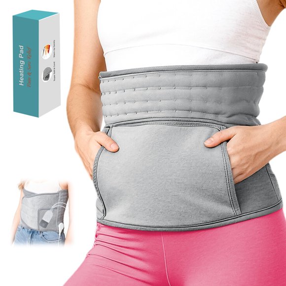 Faja con Almohadilla Térmica Ajustable Jisejima 130 cm Cuerda de 3 m Temporizador