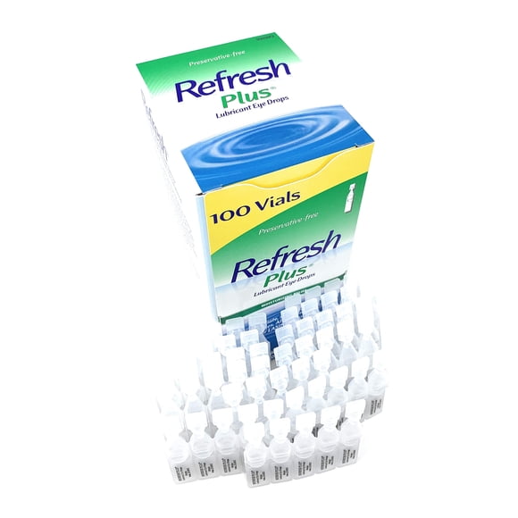 Eye Drops Refresh Plus Lubricante Allergan, 100 ampollas