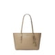 thumbnail image 1 of Bolso de mano Michael Kors Quinn mediano de cuero pebble color husk, 1 of 2