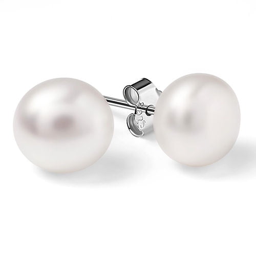 Aros Mujer Plata Perla De Rio
