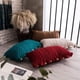 thumbnail image 4 of XmhyTop Juego de 1 fundas de almohada bohemias, 65*35cm, tejidas a mano con textura, decorativas para sofá, recámara, sala, Contiene relleno, Estilo A, Marrón, 4 of 5