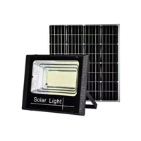 Genérico - Foco Reflector Exterior Recarga Solar 50W Ahorra Energia