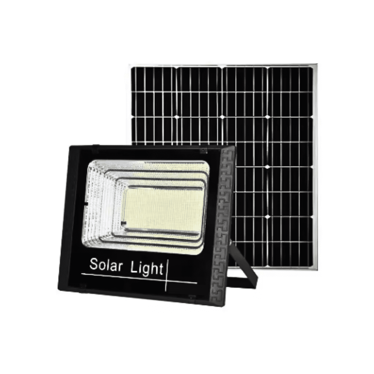 Genérico - Foco Reflector Exterior Recarga Solar 50w Ahorra Energia