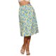 thumbnail image 1 of Faldas Midi para Mujer INSPIRE CHIC Cintura Elástica Campesina A-Line Faldas Florales Ditsy Flor de Albaricoque XS, 1 of 6