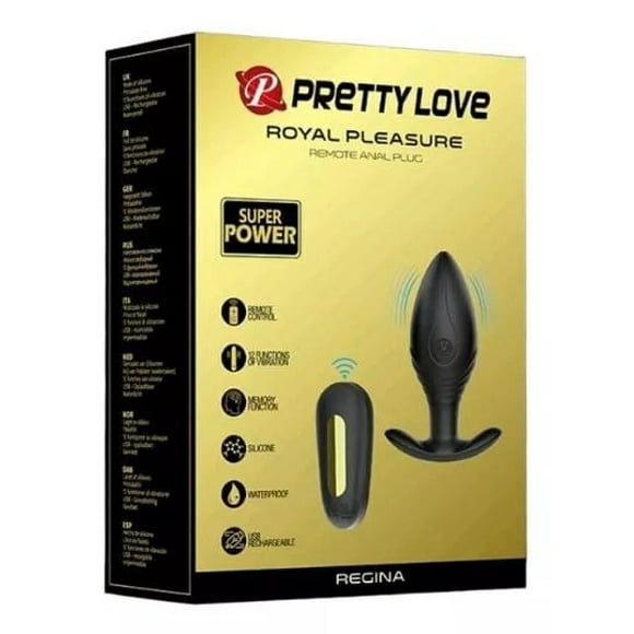 Plug Anal Dilatador Vibrador Control Remoto Royal Pleasure