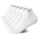 thumbnail image 1 of Calcetines Calvin Klein con forma de cojín, corte en cuartos, para mujer, 4-10, color blanco, 1 of 7