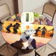 thumbnail image 5 of Outer Banks-theme Fitted Round Tablecloths Elastic Edged Table Covers Waterproof Table Cloth for Kitchen Holiday Party Tables Decor 120cm, 5 of 6