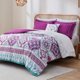thumbnail image 1 of Juego de edredón Degrees of Comfort Purple Queen, 8 piezas, 1 of 7