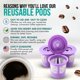 thumbnail image 2 of Paquete de 4 tazas K reutilizables PUREHQ para cafetera Keurig, 2 of 9
