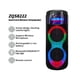 thumbnail image 3 of Parlante Karaoke Bluetooth  USB AUX 8"x2 RGB Negro ZQS8222, 3 of 6