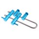 thumbnail image 2 of Rack De Escalada En Roca De Aluminio Descender Rappel Engranaje Descendente 4 Bar Azul, 2 of 5