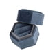 thumbnail image 2 of Caja De Anillo Caja De Regalo Empaquetado De Joyería Caja De Regalo Hexagonal Para Propuesta Gris Azul, 2 of 5
